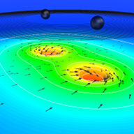 Binary black holes just before merger (t=7920)